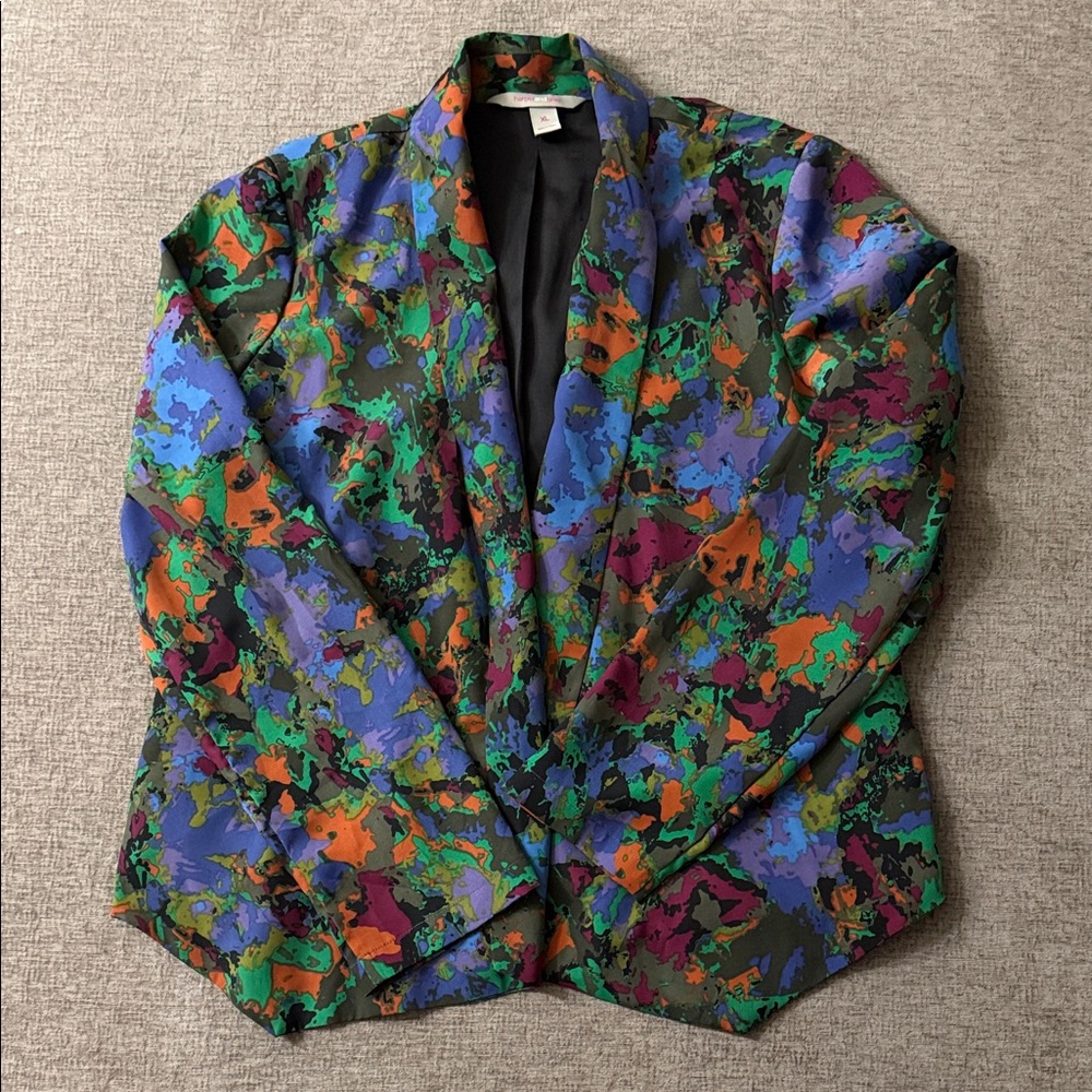 Harper & Gray women’s Colorful Abstract Blazer XL‎